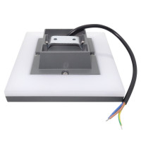 Aplica LED 10W, Iluminat Indirect, IP44, Patrata - 3