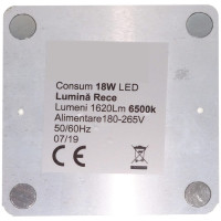 Modul LED 18W, 1620 Lumeni, Alb Rece, 220V, IP20 - 4