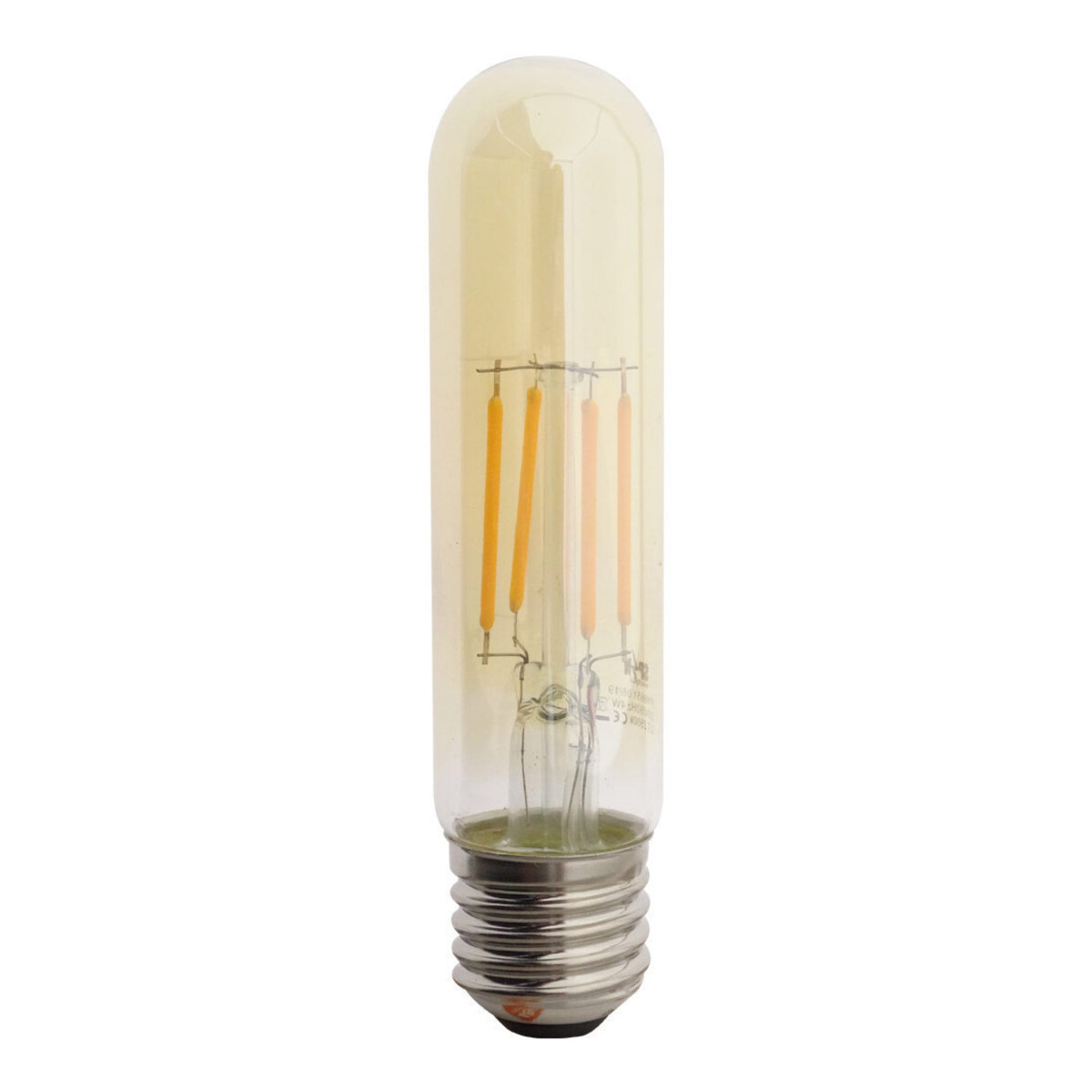 Bec Filament LED Amber, Bec E27, 4W, 2500K, T30x126