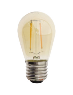 Bec Filament LED Amber ST45, E27, 2W, 2500K