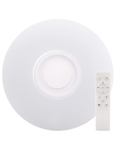 Plafoniera RGB LED, 24W, Rotunda, Difuzor, Bluetooth, Telecomanda