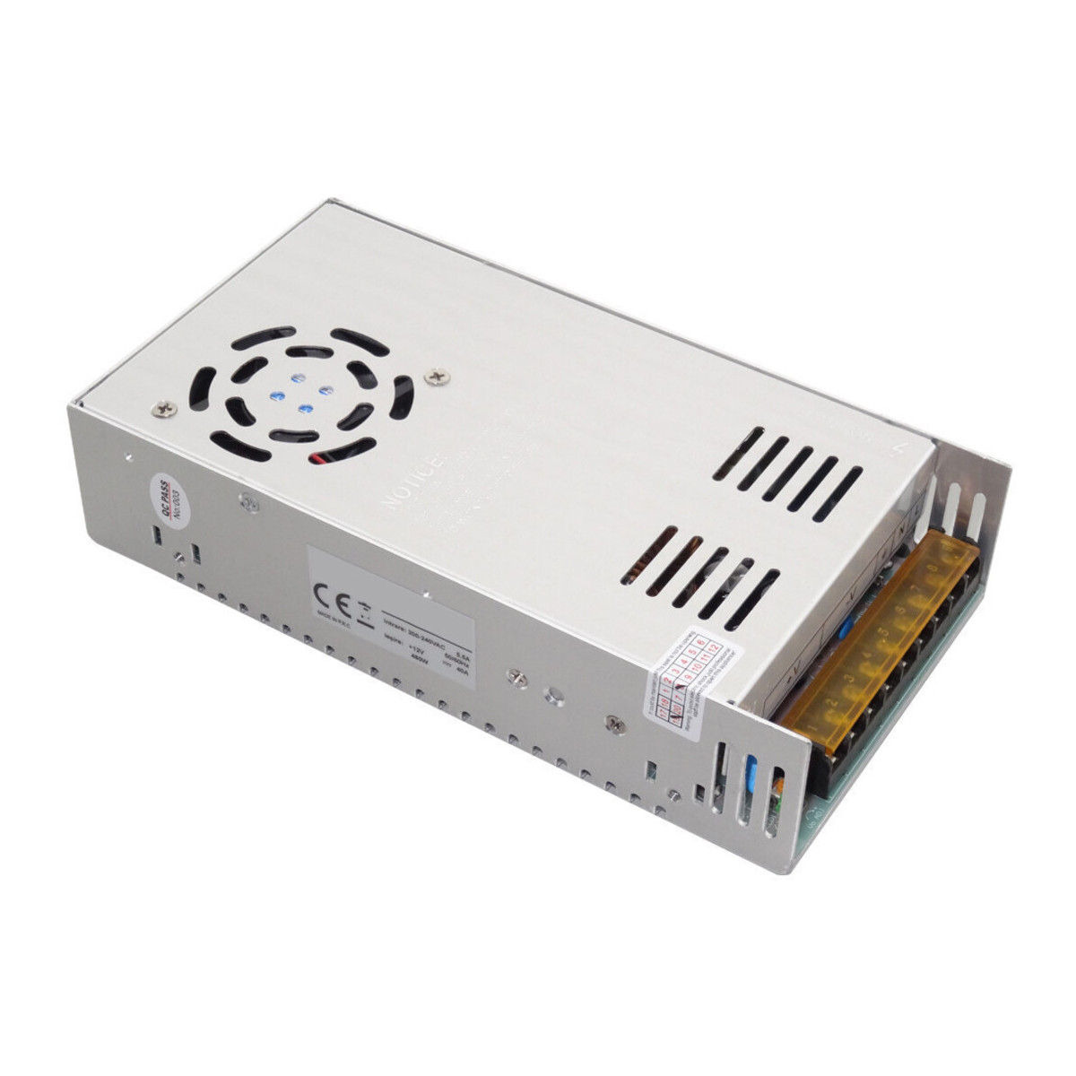 Transformator 480W, 40A, 12V/220V, pentru Banda LED