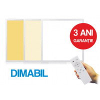 Panou LED Dimabil 60x60cm, 36W, Alb Cald, Natural, Rece, Telecomanda - 3