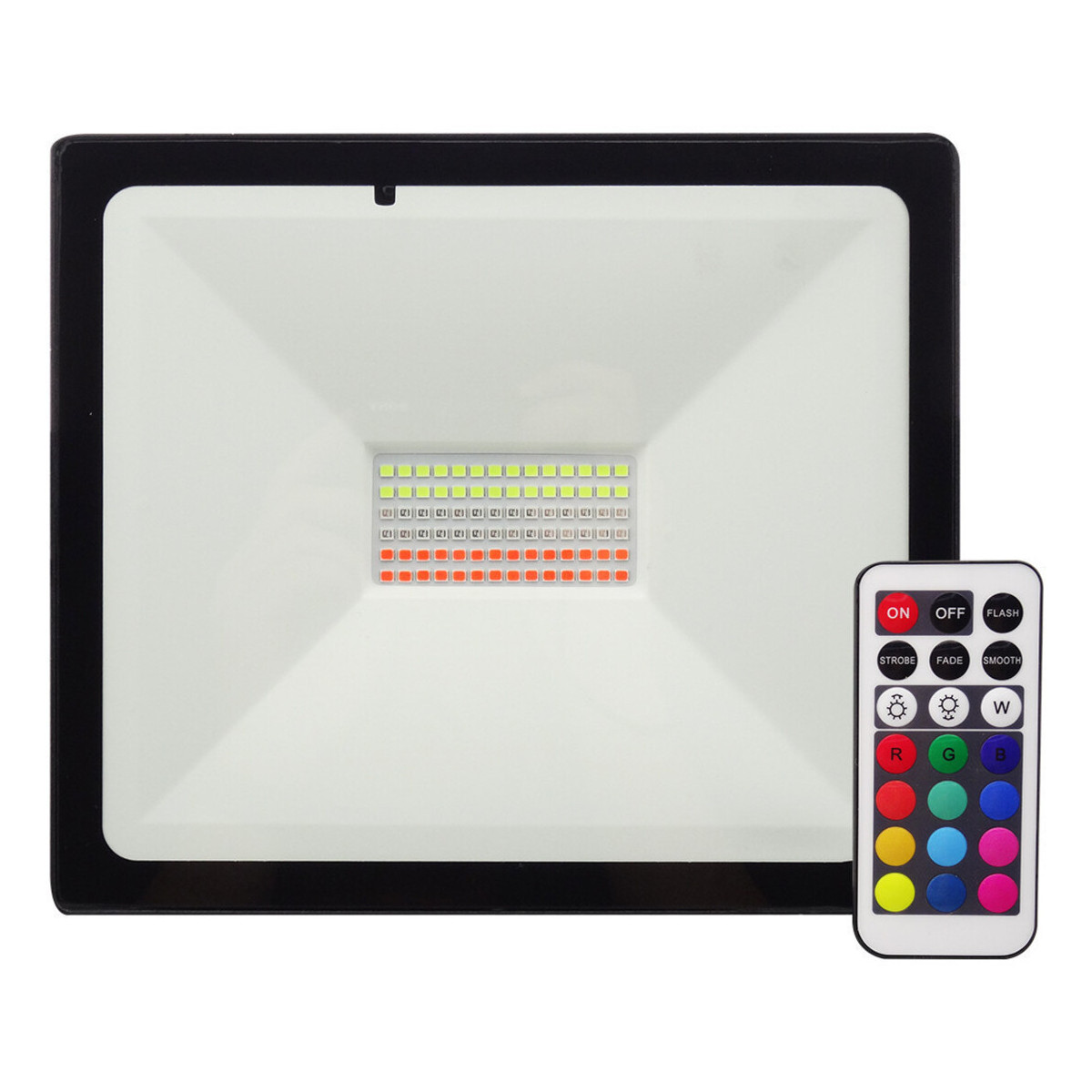 Proiector LED RGB, 50W, Telecomanda