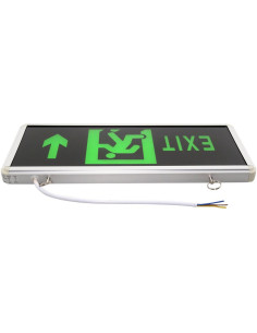 Lampa LED Exit, Sageata Jos, 2 Fete