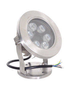 Spot RGB LED, 6W, IP68, 12V, pentru Piscina si Fantana