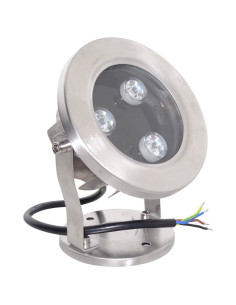 Spot LED RGB, 3W, IP68, 12V pentru Piscina sau Fantana