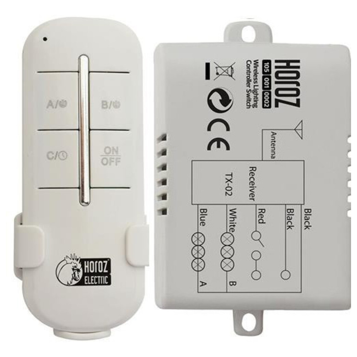 Intrerupator, 2 x 1000W, raza 30-60 metri, Telecomanda