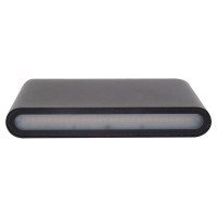 Aplica Perete LED, 2x6W, Neagra, IP65, Lumina Calda - 4