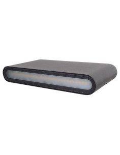 Aplica Perete LED, 2x6W, Neagra, IP65, Lumina Calda