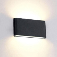 Aplica Perete LED, 2x6W, Neagra, IP65, Lumina Calda - 6