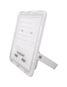 Proiector LED Slim 50W, Alb Natural, SMD, Alb