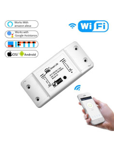 Intrerupator 2200W, Smart Life Wi-Fi, Compatibil Android si iOS