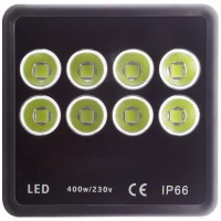 Proiector LED 8x50W, 400W, Lumina Alba Rece