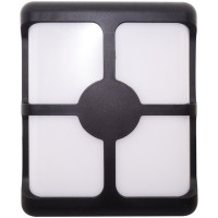 Aplica Bat Neagra LED, 24W, IP65, Lumina Alba Rece, Model 15BD