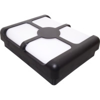 Aplica Bat Neagra LED, 24W, IP65, Lumina Alba Rece, Model 15BD - 3