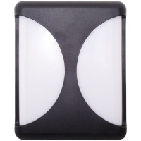 Aplica Bat LED Neagra, 24W, IP65, Lumina Rece, Model 14BD