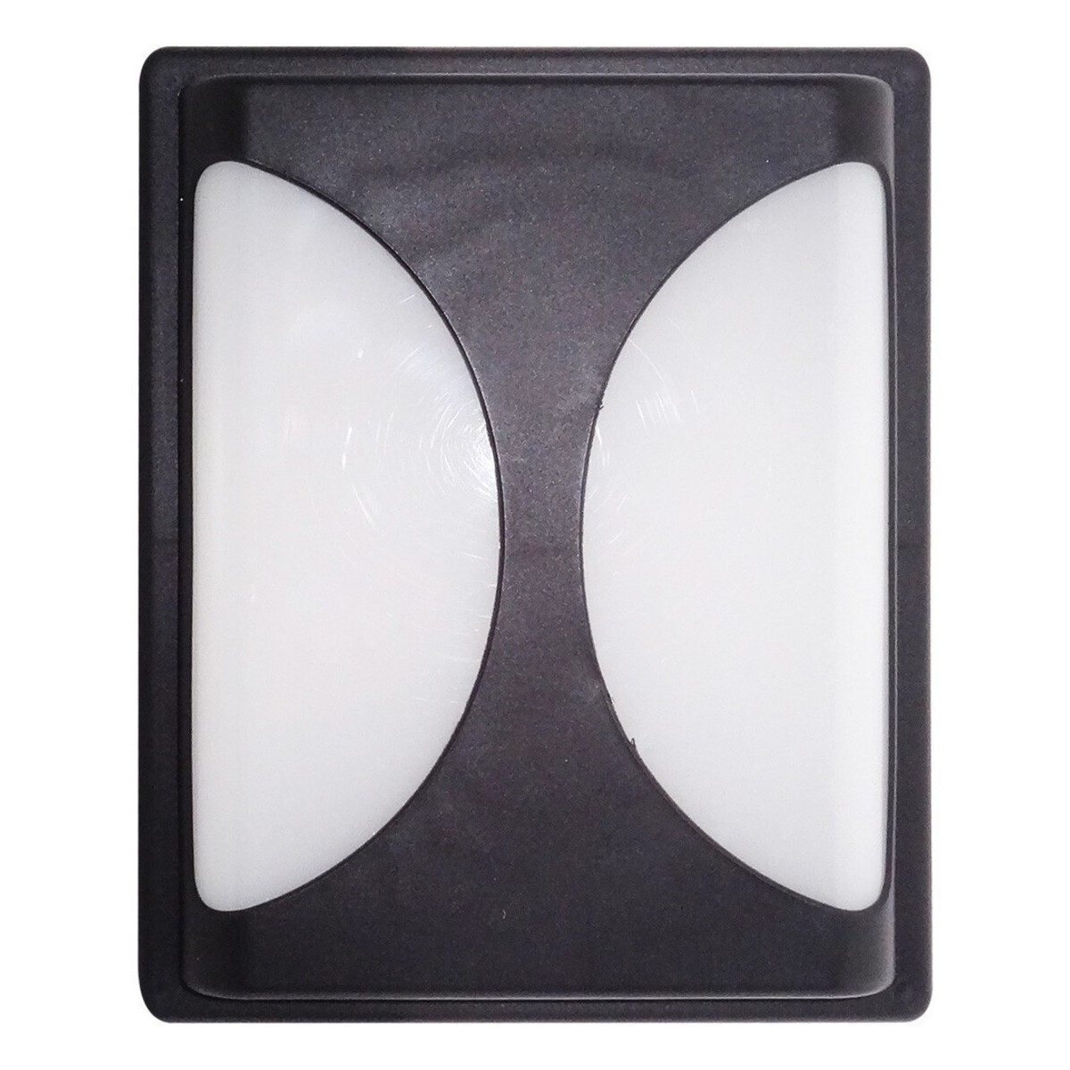 Aplica Bat LED Neagra, 20W, IP65, Lumina Alb Rece, Model 6701