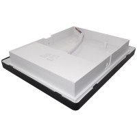 Aplica Bat LED Neagra, 20W, IP65, Lumina Alb Rece, Model 6701 - 4