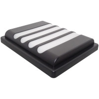 Aplica Bat Neagra, LED 20W, IP65, Lumina Alb Rece - 3