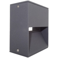 Aplica Perete LED, 6W, Antracit, Lumina Calda - 3
