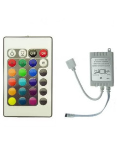 Controler RGB Banda LED, 6A, Telecomanda 24 taste, 72W