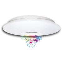 Plafoniera RGB LED, 30W, Rotunda, Difuzor, Bluetooth, Control cu Telecomanda - 3