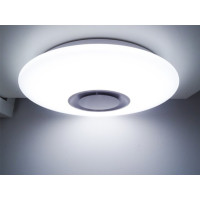 Plafoniera RGB LED, 30W, Rotunda, Difuzor, Bluetooth, Control cu Telecomanda - 8