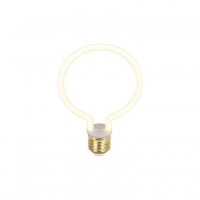 Bec LED Decorativ, 4W, E27, Lumina Calda, Design Circular Alb - 5