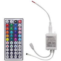 Controler RGB Banda LED, 72W, 6A, Telecomanda 44 Taste, 12V