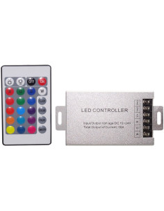 Controller LED RGB Banda 360W, 30A, Telecomanda 24 Taste