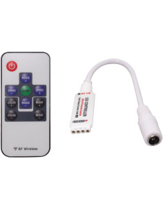 Controler RGB Mini, 144W, 12A, 12V, Telecomanda RF cu 10 Taste