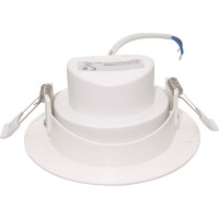 Spot LED Alb, Rotund, Reglabil, 9W, IP44, Lumina Rece, Rama Alba - 5