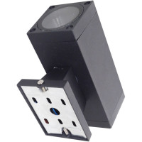 Aplica Neagra 2xGU10, Iluminare Dubla, Design 6565 - 4