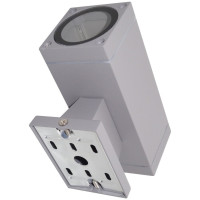 Aplica LED Perete, Gri, 2xGU10, Iluminare Verticala 6565 - 4