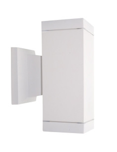 Aplica Perete Alb, 2xGU10, Iluminare Sus-Jos, Model 6565