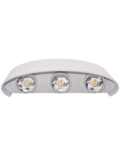 Aplica LED Exterior 6W, Alb Cald, Iluminare Dubla, Perete