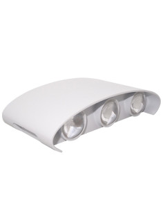 Aplica LED Exterior 6W, Alb Cald, Iluminare Dubla, Perete