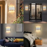 Aplica LED Exterior 6W, Alb Cald, Iluminare Dubla, Perete - 5