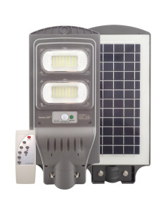 Lampa LED Solara 60W, Senzor de Miscare, Telecomanda IR