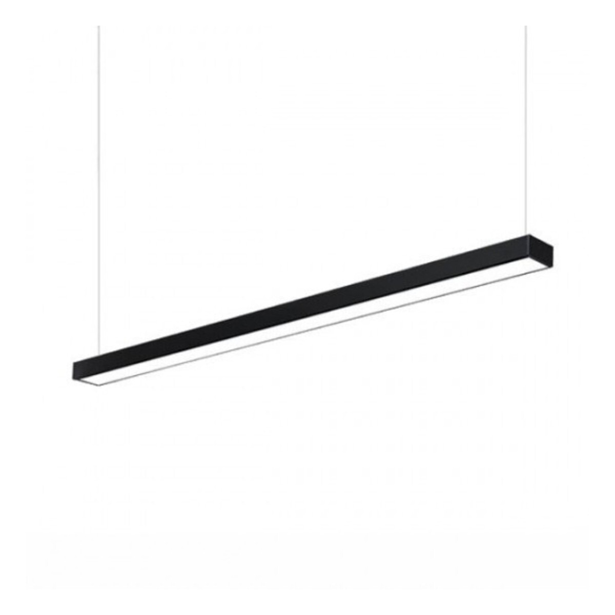 Corp Liniar LED 120Cm, 40W, Negru, 5000K Alb Natural