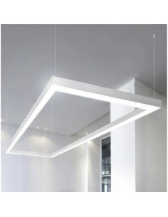 Lampa LED Suspendata, 40W, Alb, 120cm, 5000K, Interconectabila