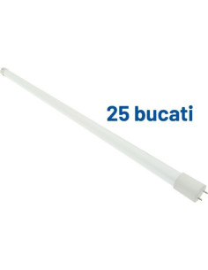 Set 25 Tuburi LED 18W, 120cm, Alb Rece, Mat