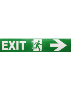 Autocolant Lampa LED Exit, Sageata Dreapta, 60xSMD, 30.9x6 cm
