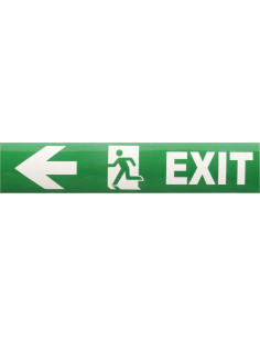 Autocolant Lampa LED, Sageata Stanga, 60xSMD, 30.9x6 cm, Semnalizare Exit