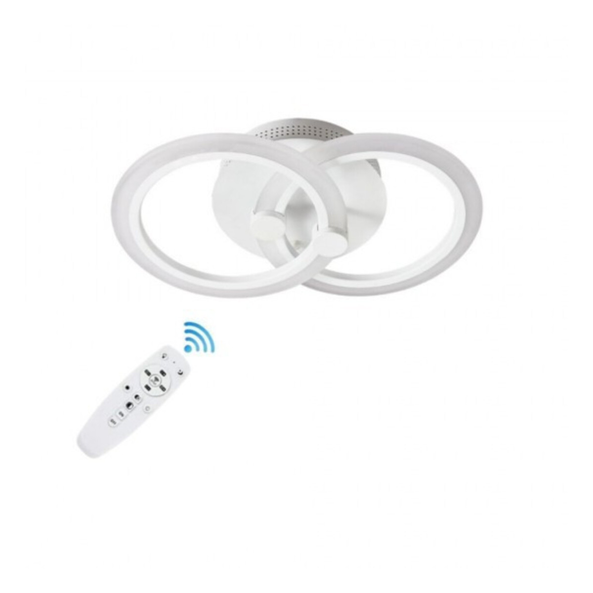 Lustra cu Telecomanda, LED 36W, Design cu Doua Brate