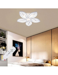 Lustra 5 Brate, LED 80W, Control de la Distanta