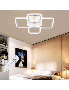 Lustra LED 4 Brate, 80W, Control de la Distanta