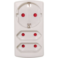 Triplu Adaptor 3 Prize, Protectie Copii - 3