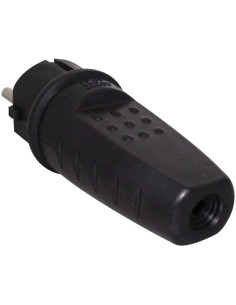 Stecher IP44, Cauciuc, 16A, Cu Impamantare